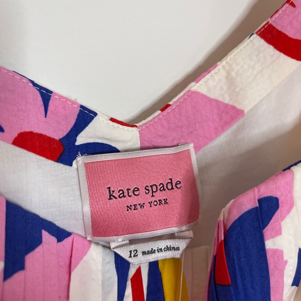 Kate Spade Summer Flowers Tiered Dress - Picture 8 of 12